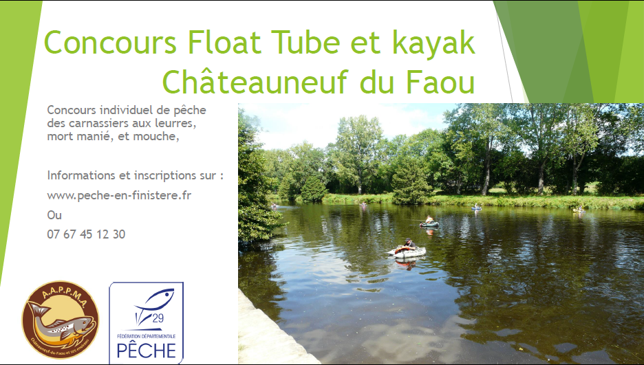 Float tube Châteauneuf du Faou